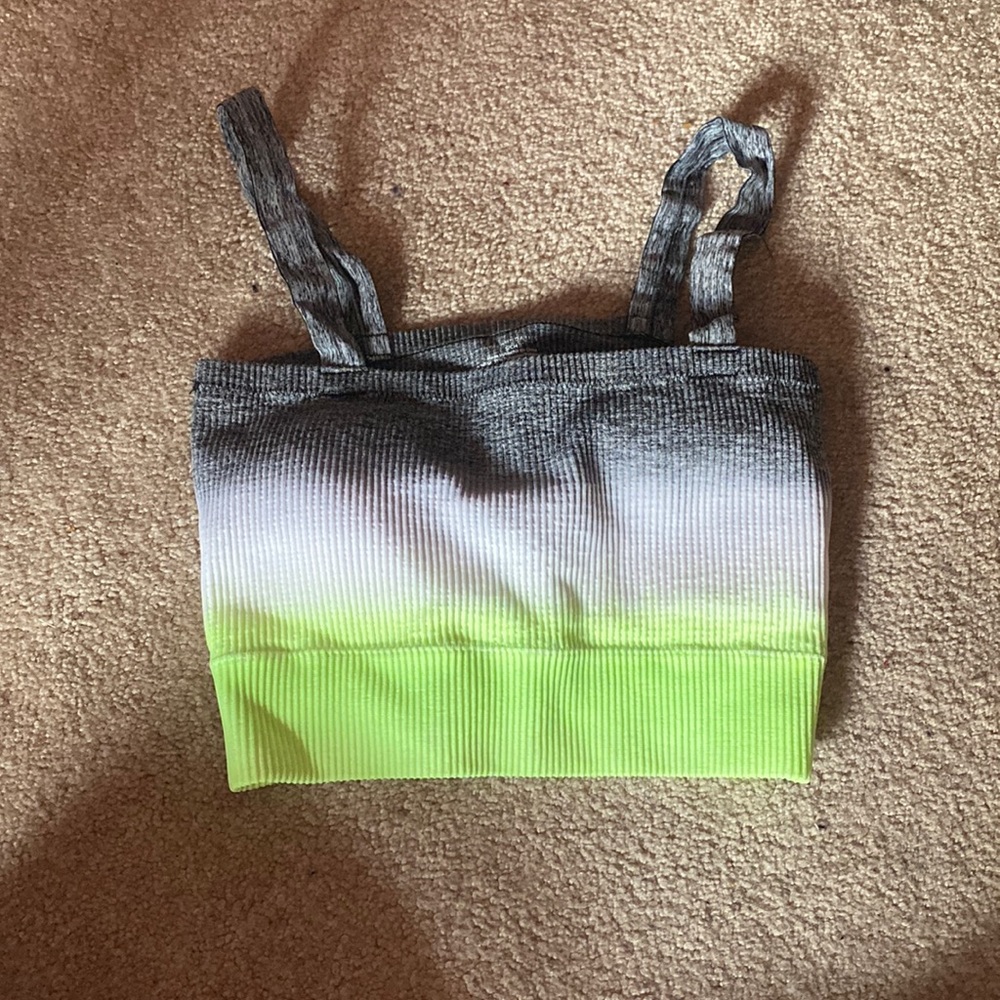 Ombré square neck tank.